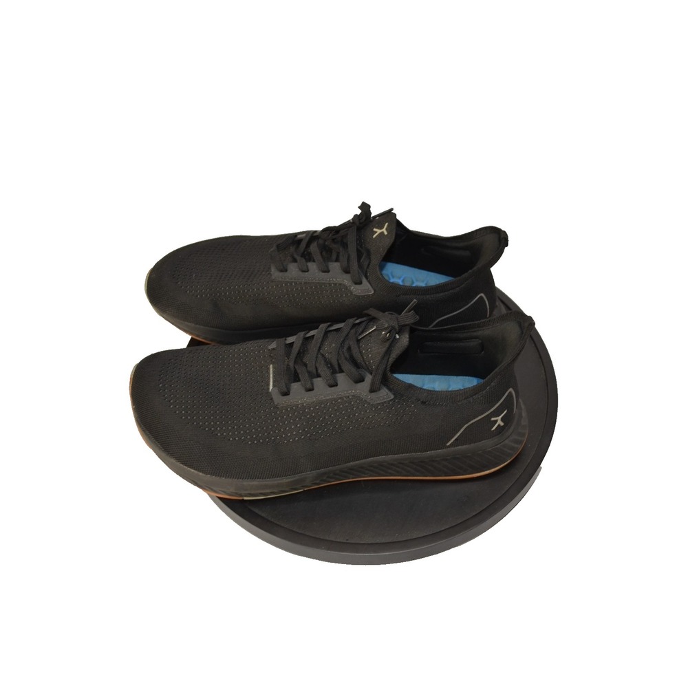 Flux Footwear Adapt Runner Black Gum Mens Size 12.5 Athletic Knit Shoes Sneakers